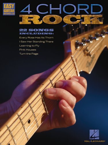 4 Chord Rock Songbook: Easy Guitar with Notes & Tab