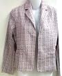 Pink/Black Tweedy Blazer Jacket with Notch Collar Fully Lined 2 Pockets Sizes XS-XL