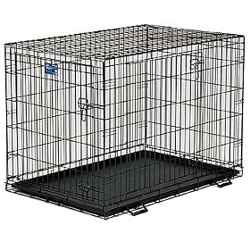 Midwest Life Stages Double-Door Folding Metal Dog Crate