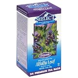 Seelect Organic Tea, Tea Bags, Alfalfa Leaf, 24-Count Boxes (Pack of 6) (Pack of 6)