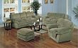 Alpine Pillow Top Sofa and Love Seat By Coaster Furniture With Silver Shipping