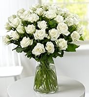 Classic White Roses Bouquet