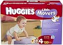 Huggies Little Movers Step 4 Giant Pack, 120 Count