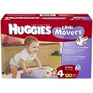 Huggies Little Movers Step 4 Giant Pack, 120 Count