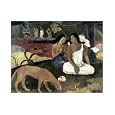 Joyousness by Paul Gauguin. Art Print Poster 20 inches width by 16.5 inches height. Highest Quality Art Poster Print