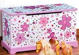 Produkt-Bild: KESPER SPIELZEUGTRUHE AUFBEWAHRUNGSTRUHE TRUHE mit stabilem Deckel rosa