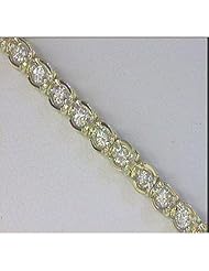 14K Yellow Gold Diamond Bracelet