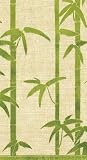 Entertaining with Caspari Bamboo Silk Paper Guest Towel, 15-Count, Green