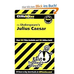 Julius Caesar (Cliffsnotes Literature Guides)