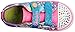 Skechers Kids Twinkle Toes Shuffles Sweet Steps Light-Up Sneaker,Emoji Multi,9 M US Toddler