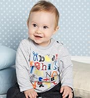 Autograph Pure Cotton Alphabet Stripe Top