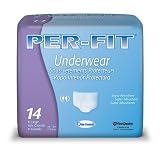 Per-Fit Protective Underwear, Extra Large, 14 Underwear (Pack of 4)