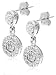 10k White Gold Diamond Dangle Earrings (1/4 cttw, H-I Color, I2-I3 Clarity)