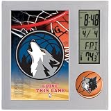 Minnesota Timberwolves Digital Desk Clock