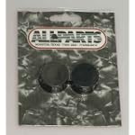 2 Speed Knobs Black No Numbers fits US Split Shaft Pots