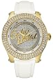 Marc Ecko Men`s Royce Analog White Leather Strap Watch #E16075G1