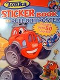 Tonka Sticker book with Pull Out Poster Includes over 50 stickers