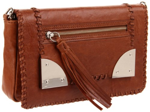 Treesje Womens Rumor Cross Body,Cognac,One Size