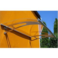 Edelstahl Vordach Lightline 1500 x 950 mm in klar