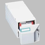 Compucessory Diskette Filing Drawer Stackable Capacity 65x 3.5in Floppies 2 Keys Ref CCS12300