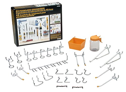 Crawford-Lehigh 1843B 43-Piece Pegboard Organizer