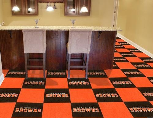 Detail for Fanmats Cleveland Browns Team Carpet Tiles ... Fanmats Cleveland Browns Team Carpet Tiles