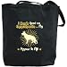 Canvas Tote Bag Black  My German Shepherd Knows It All  Dog