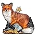 Old World Christmas Red Fox Glass Blown Ornament for Christmas Tree, Handcrafted Holiday Decoration, Wildlife Animal Collection