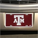 Texas A&M Aggies Maroon Metal License Plate