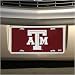 Texas A&M Aggies Maroon Metal License Plate