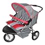 Double Jogging Stroller w/ Front Swivel Wheel