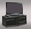 Reflections Swivel Video Base in Black Finish By Bush Furniture
