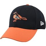 New Era Baltimore Orioles Youth Pinch Hitter Wool Replica Adjustable Cap (Black)