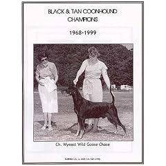 Black & Tan Coonhound Champions, 1968-1999