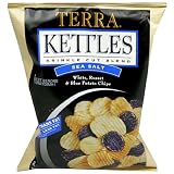 Terra Kettles Sea Salt White, Russet & Blue Potato Chips, 2-Ounce Bags (Pack of 24)