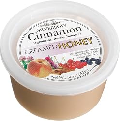 Silverbow Creamed Honey, Cinnamon, 5-Ounces Cups (Pack of 24)