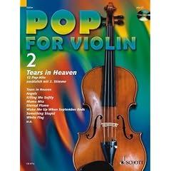 Pop for Violin Band 2 (+CD) mit Bleistift -- 12 beliebte Pop-Hits u.a. von ABBA und ROBBIE WILLIAMS leicht arrangiert f�r 1-2 Violinen (Noten/sheet music)