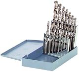 Vermont American 12638 15 Piece 1/16-Inch to 1/2-Inch Cobalt Twist Drill Bit Assortment in Metal Index