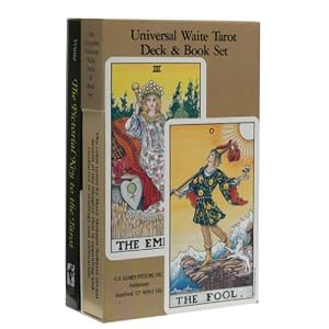 Universal Waite Tarot Deck and Book Set