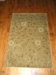 Handmade Tibetan Wool and Silk Rug 2'x3'