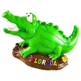 Adorable Florida Alligator Coin Bank Piggy Gator