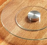 Large Glass Rotating Lazy Susan Turntable Serving Plate