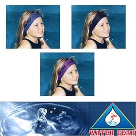 Water Gear Neoprene Headband - (Purple)