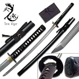 Ten Ryu - Sharp Damascus Steel Katana Sword All Hand Made