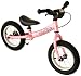 bike*star 30.5cm (12 Inch) Kids Learner Balance Beginner Run Bike Sport - Light Pink