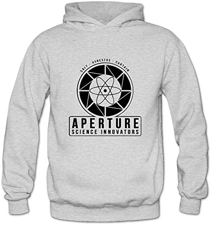 IHoo Women's Portal 2 Aperture Science Innovater Hooded Ash L