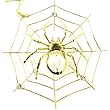 Spider Web Night Light Gold Plated W Swarovski Crystals