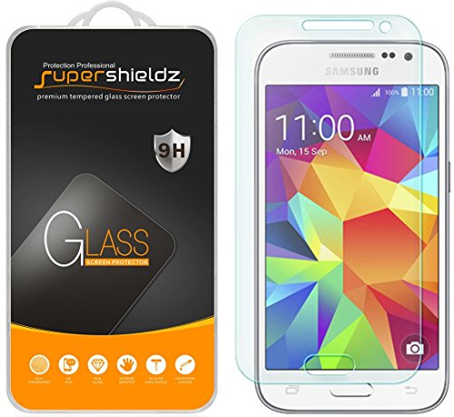 Samsung Galaxy Prevail LTE Tempered Glass Screen Protector, Supershieldz® Ballistics Glass 0.3mm 9H Hardness Featuring Anti-Scratch, Anti-Fingerprint, Bubble Free -Crystal Clear - Retail Packaging