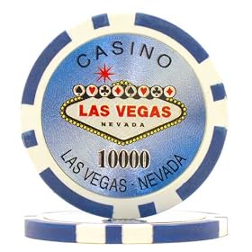 15g Clay Laser Las Vegas Chip - 10000