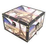 Malle Coffre Bois "Paris"